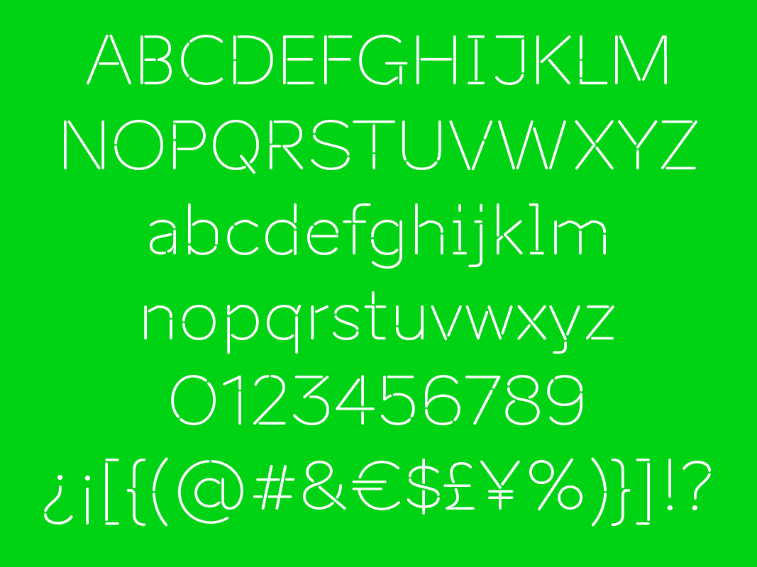 Aino custom font